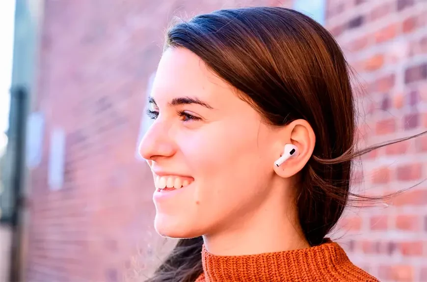 AirPods Pro 2 headphones feature Apple Adaptive Audio noise-canceling technology 