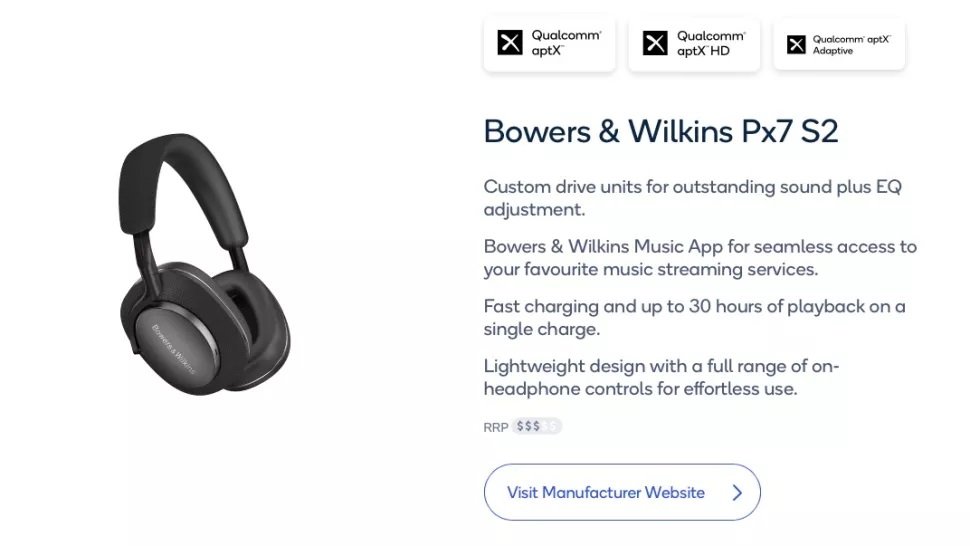 Bowers & Wilkins PX7 S2