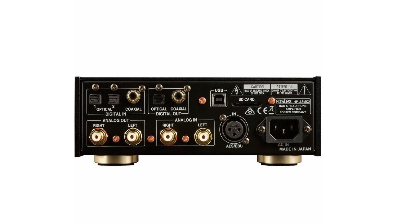Fostex HP-A8MK2 Rear Panel