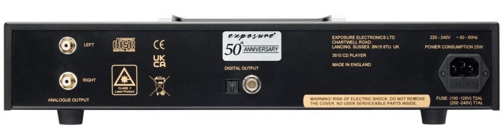 Exposure 3510 Rear panel