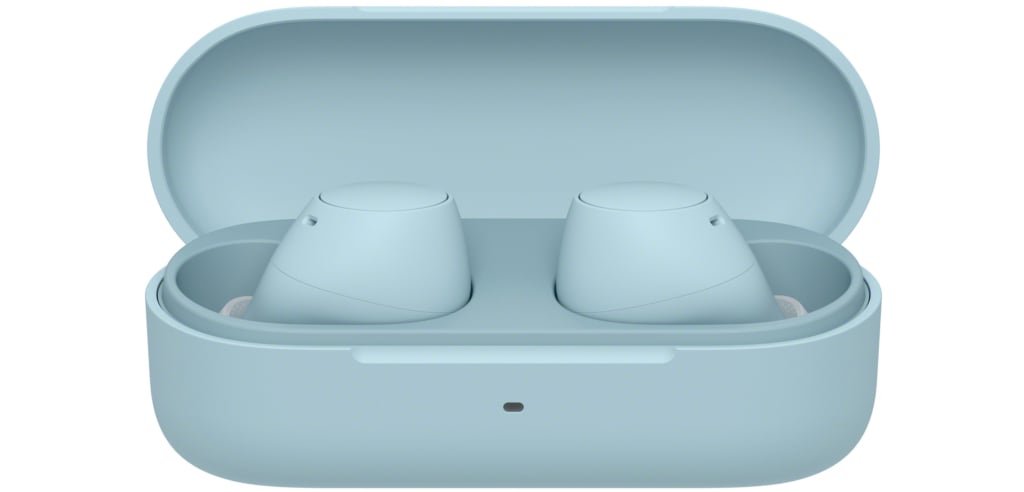 The Sony WF-C510 comes in different colors - here the blue version.