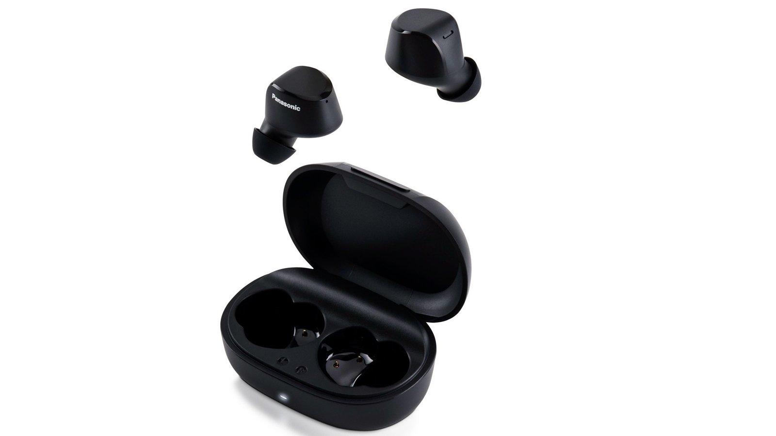 The charging and transport case of Panasonic's RZ-B120W gives the somewhat weak battery a boost.