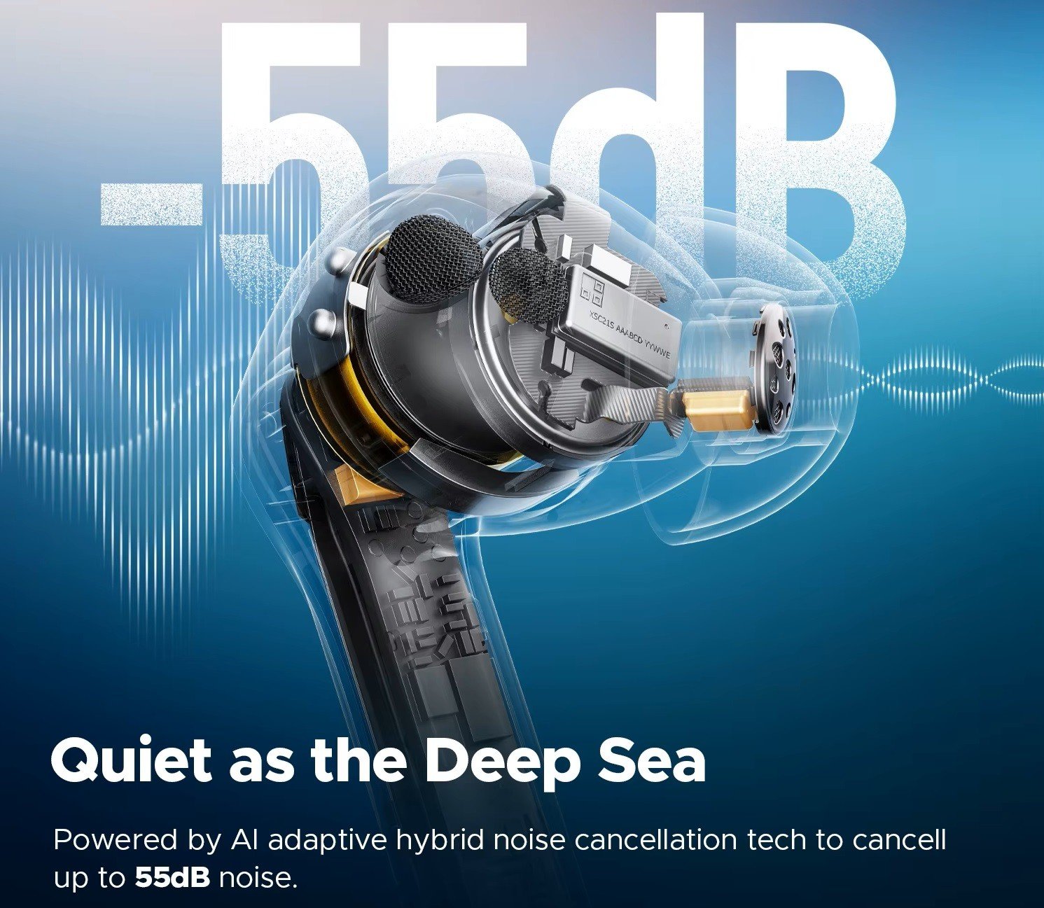 The PeatsAudio application expands the functionality of Air5 Pro