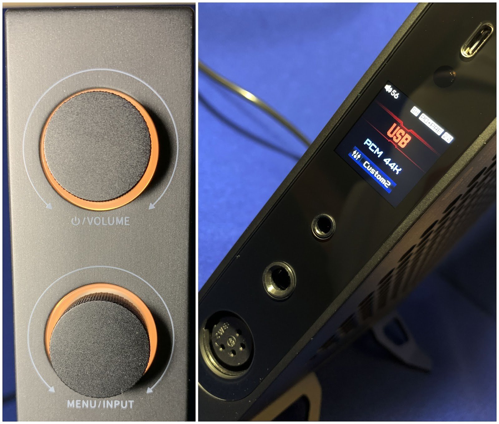 To turn on the device, you need to briefly press the top wheel, to turn off the screen - also a short press, and to turn off - hold for 3 seconds. Extremely simple and ingenious.