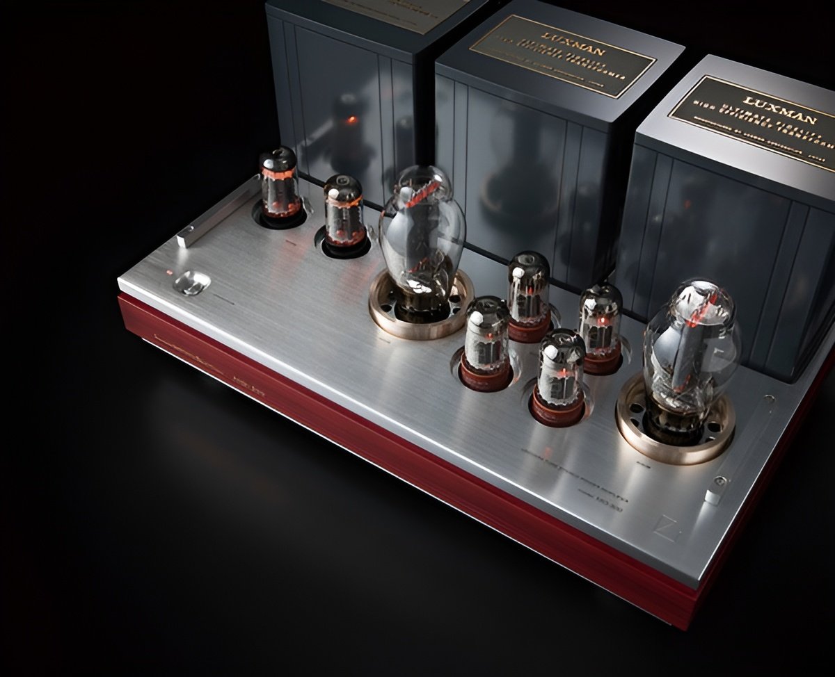 The driver section is comprised of four Tungsten 6SN7GTB tubes, while the rectifiers are two Sovtek 5AR4 tubes.