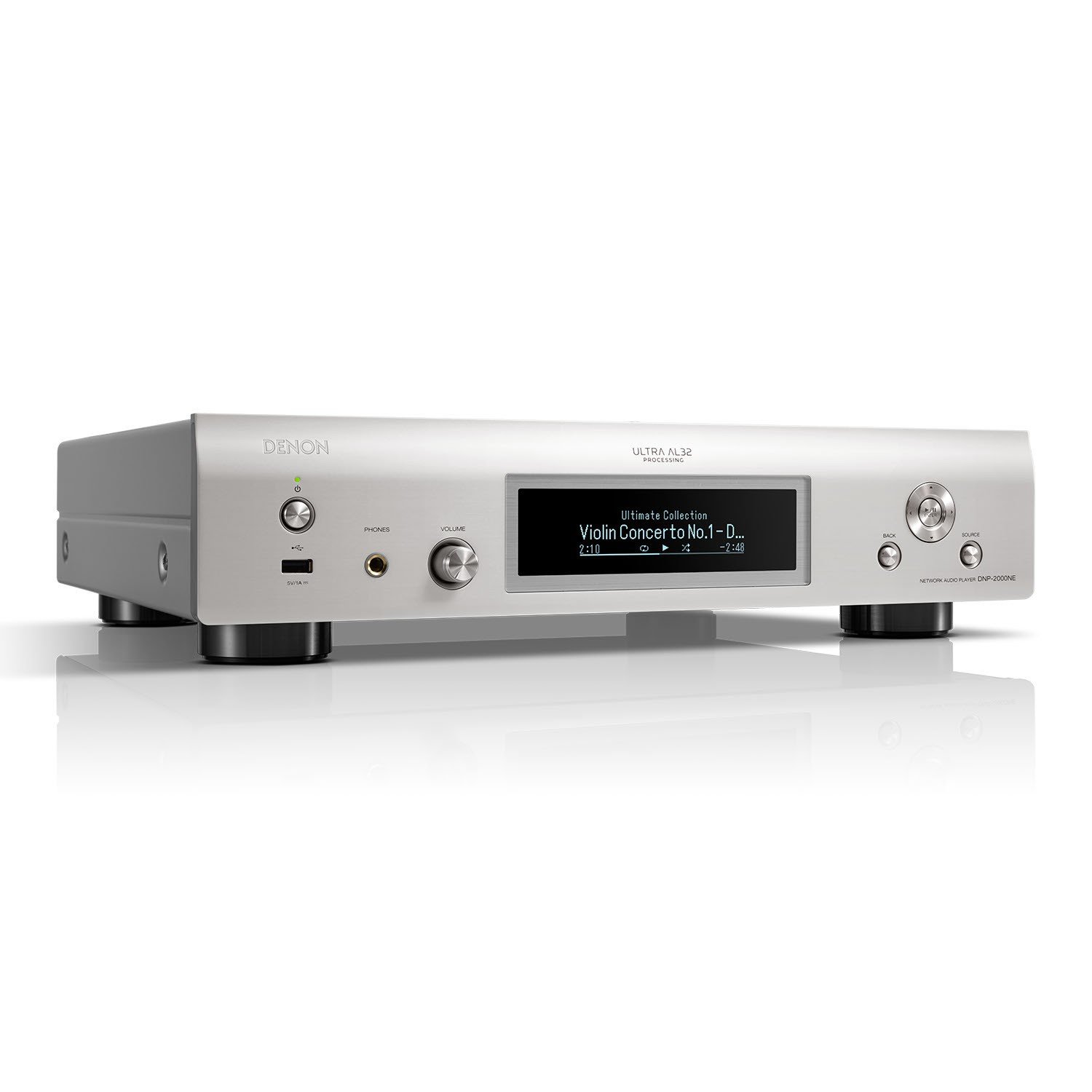 Denon DNP-2000NE – audiophile wireless hi-fi music streamer / digital preamplifier with HEOS multi-room, TV audio via HDMI and Ultra AL32 signal processing