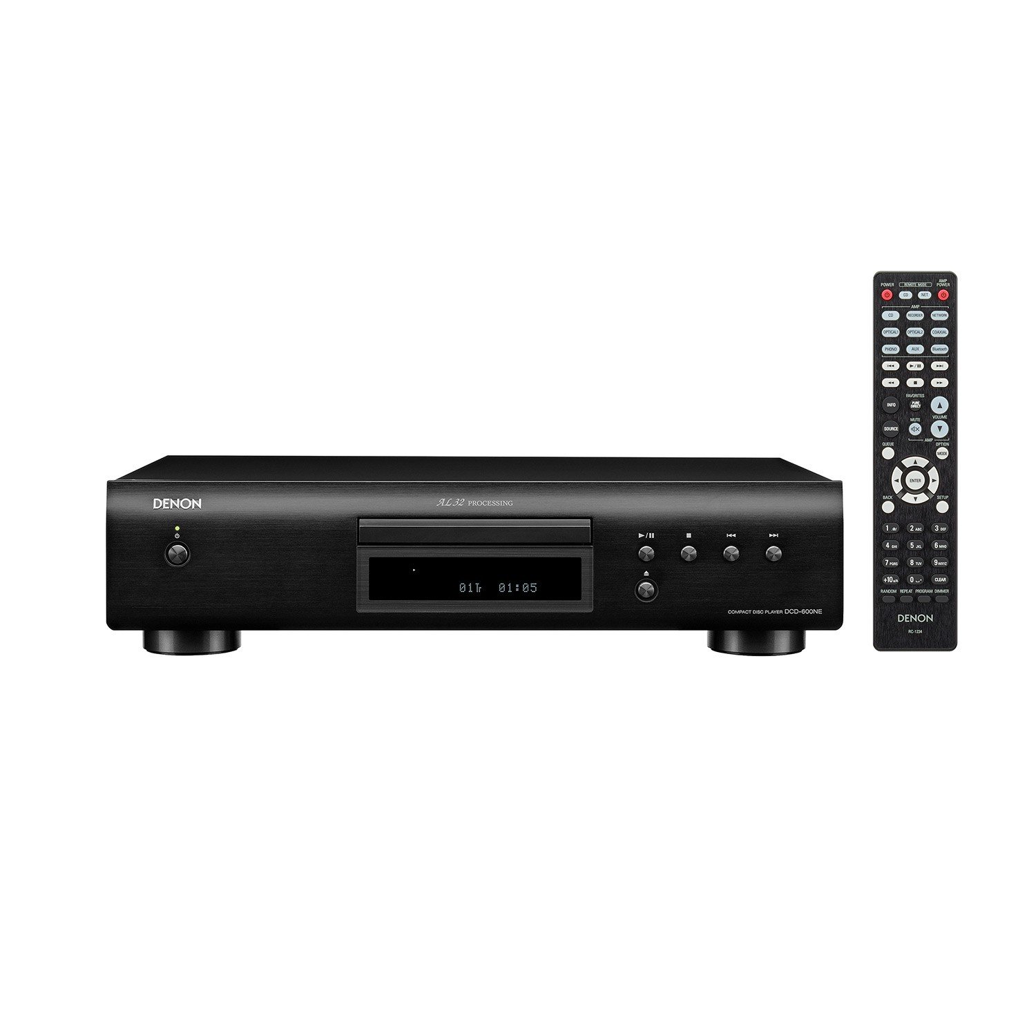 The DCD-600NE is a serious CD player that is the perfect match for Denon's PMA-600NE stereo amplifier, both in design, finish and performance. 