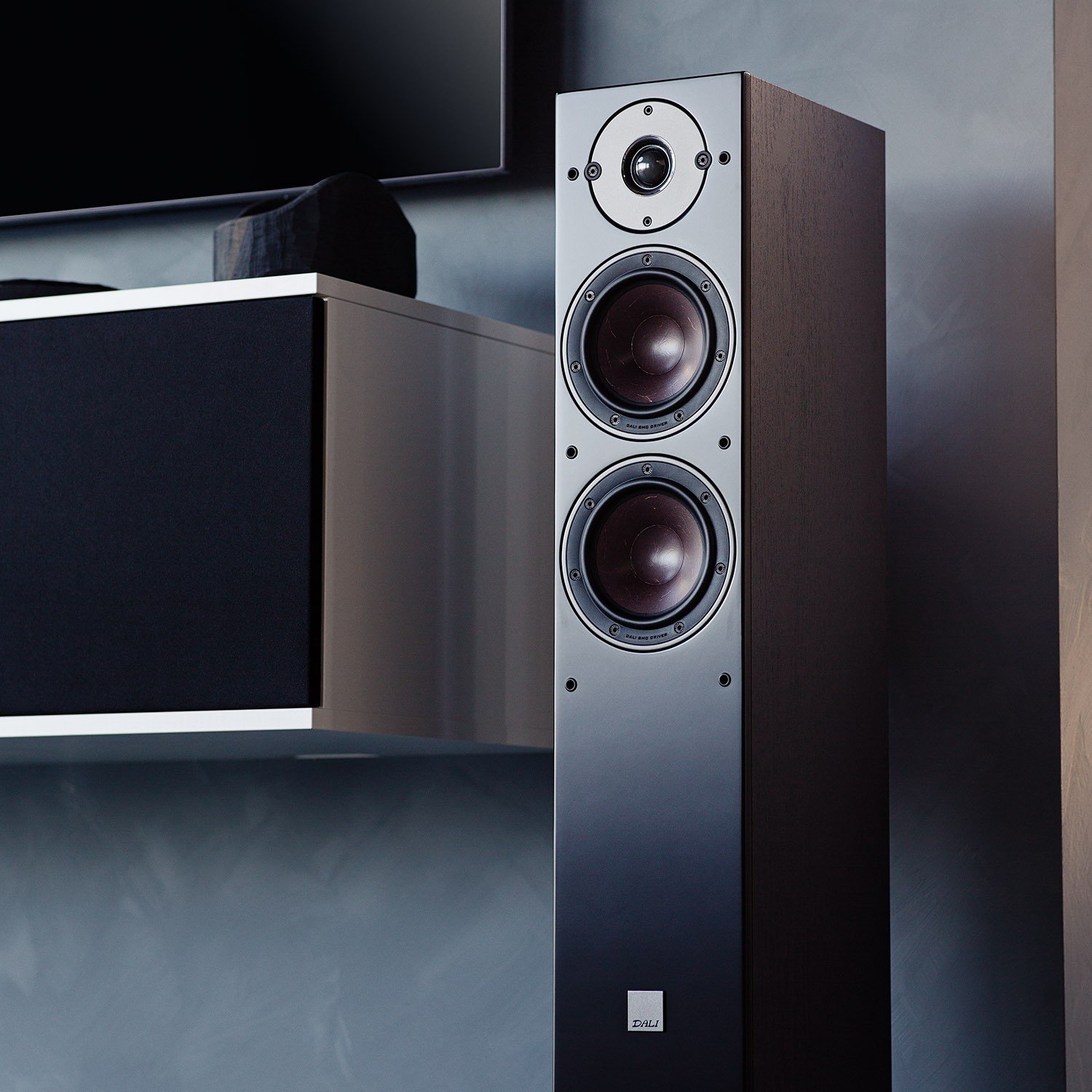 The bass/midrange drivers in OBERON feature a simplified version of DALI's revolutionary and patented "Linear Drive" SMC magnet system, which was originally used in the top-of-the-range EPICON series and later redesigned for RUBICON and OPTICON.