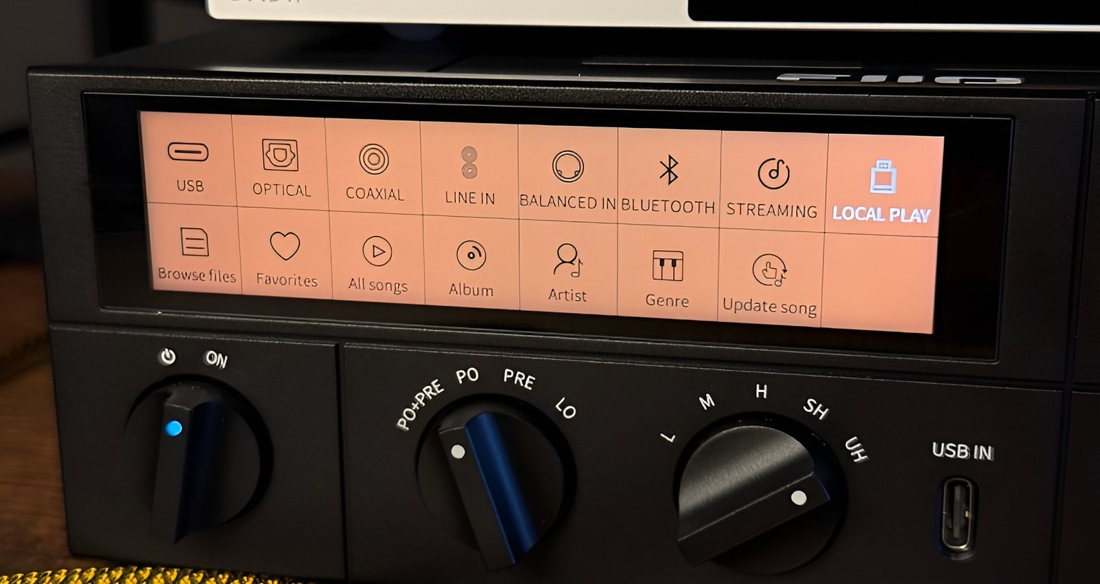 The responsive touchscreen and album art display transform everyday playback into a more immersive experience.